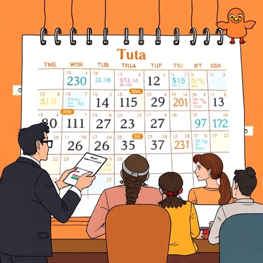 ปฏิทินแสดงวันหยุดในสหรัฐอเมริกา