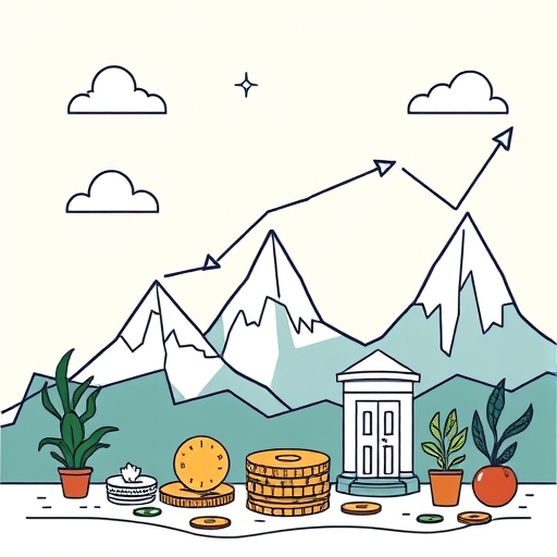 การแสดงแนวโน้มการตลาดหุ้น