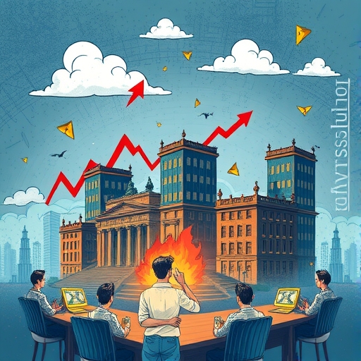 ภาพนักลงทุนจัดการความเสี่ยงในตลาดที่ผันผวน