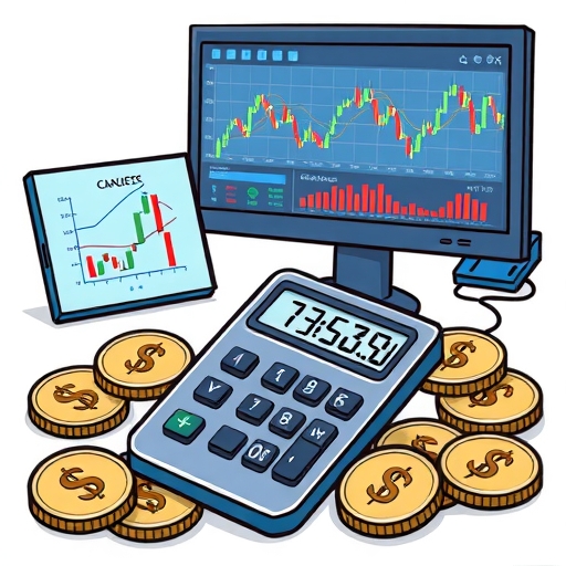 นักเทรดกำลังวิเคราะห์แนวโน้ม Forex บนคอมพิวเตอร์พร้อมกราฟ