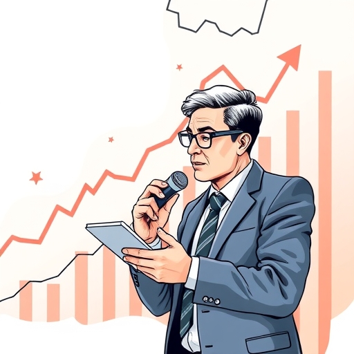 นักลงทุนที่มั่นใจวิเคราะห์ข้อมูลการเงินของบริษัทและศักยภาพในการเติบโต