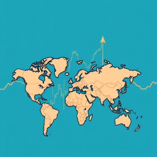 ผู้ชายคนหนึ่งกำลังดูกราฟราคา Forex ขณะทำการซื้อขาย