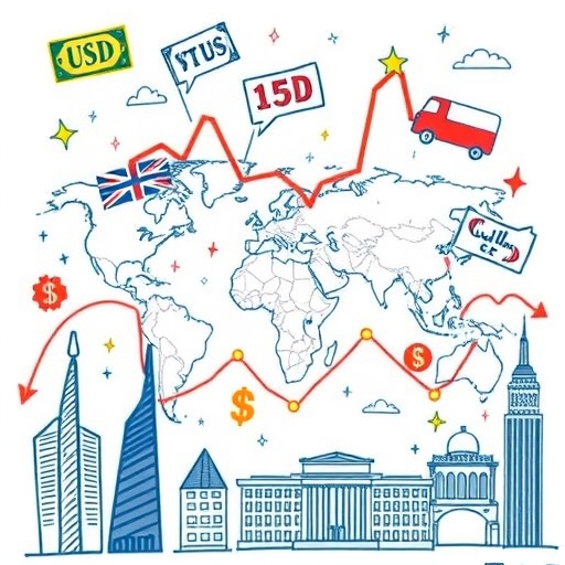 แสดงถึงแนวโน้มและพลศาสตร์การค้าในสกุลเงินต่างๆ