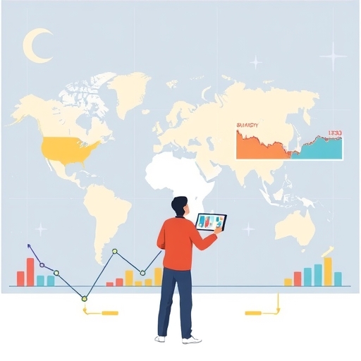 นักลงทุนกำลังวิเคราะห์การซื้อขายสกุลเงินด้วยกราฟ