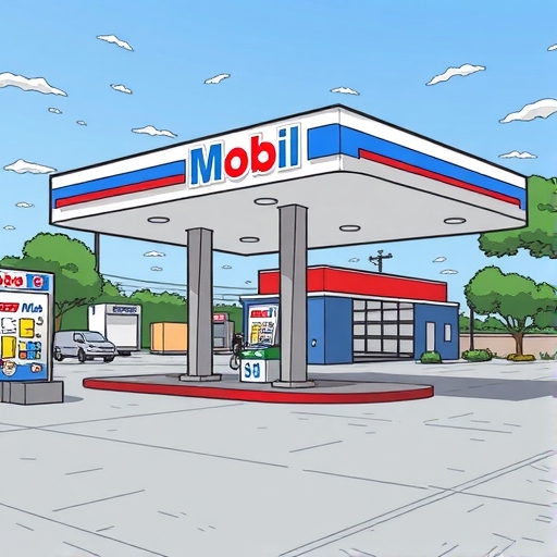 หญิงสาวนั่งอยู่ในสำนักงานที่มีหนังสือเกี่ยวกับน้ำมันหลายเล่ม