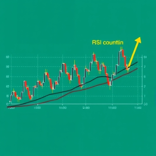 ภาพการใช้เครื่องมือ RSI ร่วมกับการวิเคราะห์เทคนิค