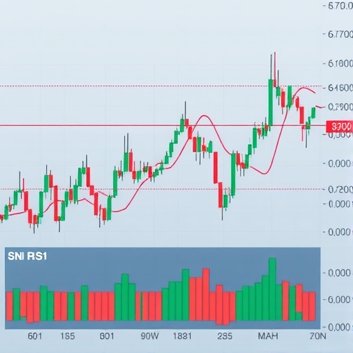 ภาพกราฟ RSI ที่แสดงการวิเคราะห์ตลาด