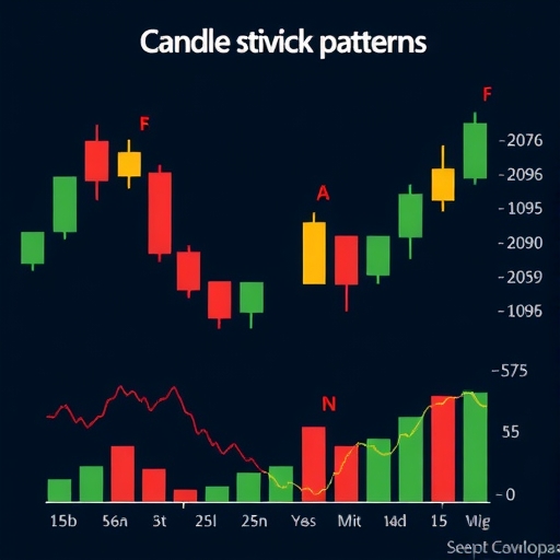 ภาพแท่งเทียน Harami ในบริบทตลาด