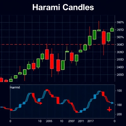 กราฟแท่งเทียน Bearish Harami