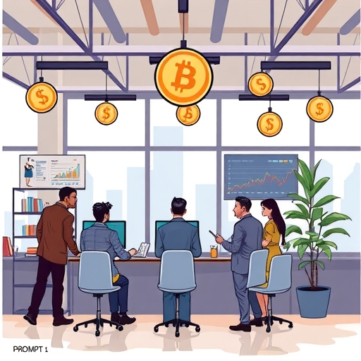 นักลงทุนกำลังพูดคุยเกี่ยวกับหุ้นปันผลในสำนักงานสมัยใหม่