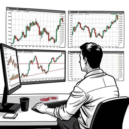 การแสดงตลาดที่แสดงแนวโน้มด้วย VWAP