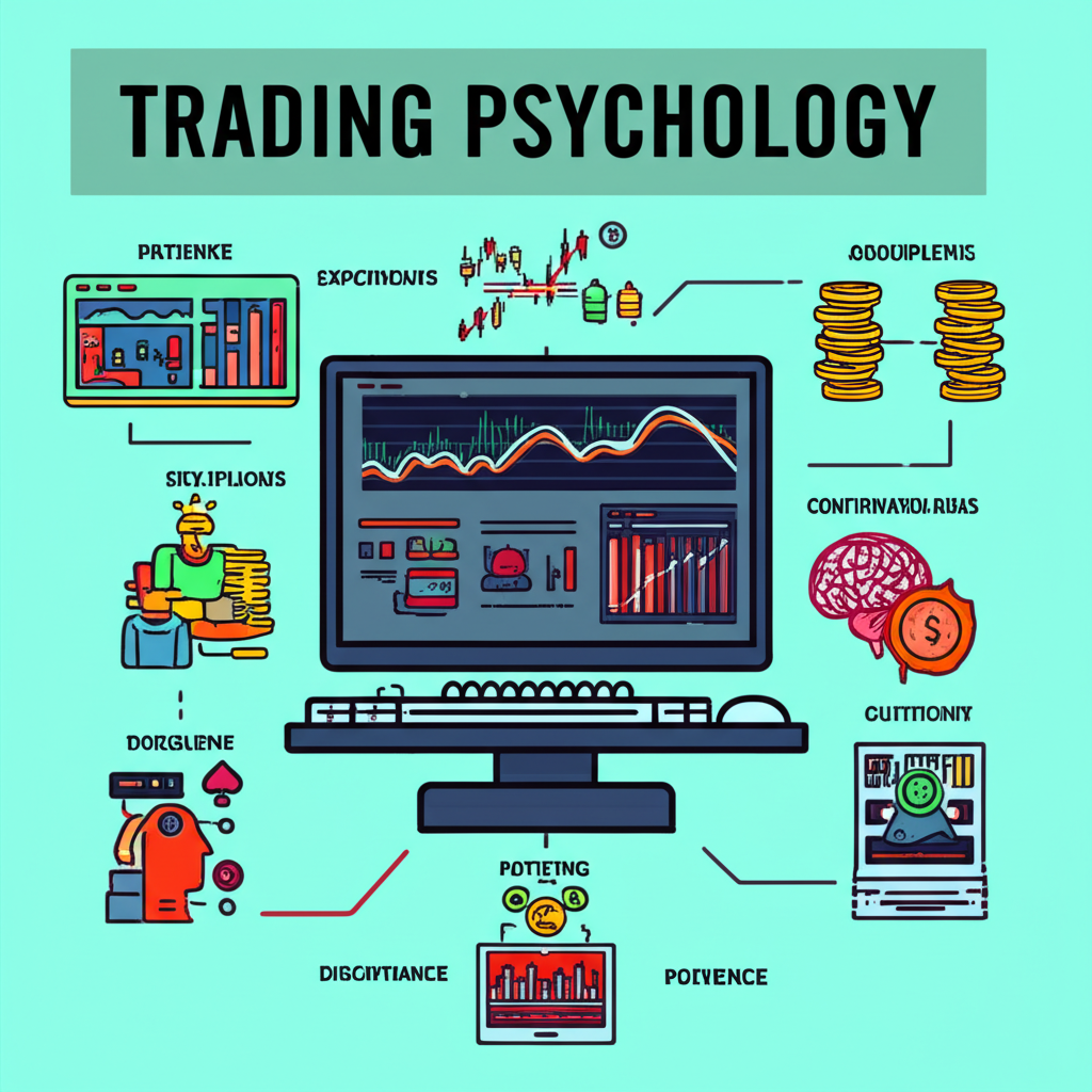 illustration of trading psychology concepts