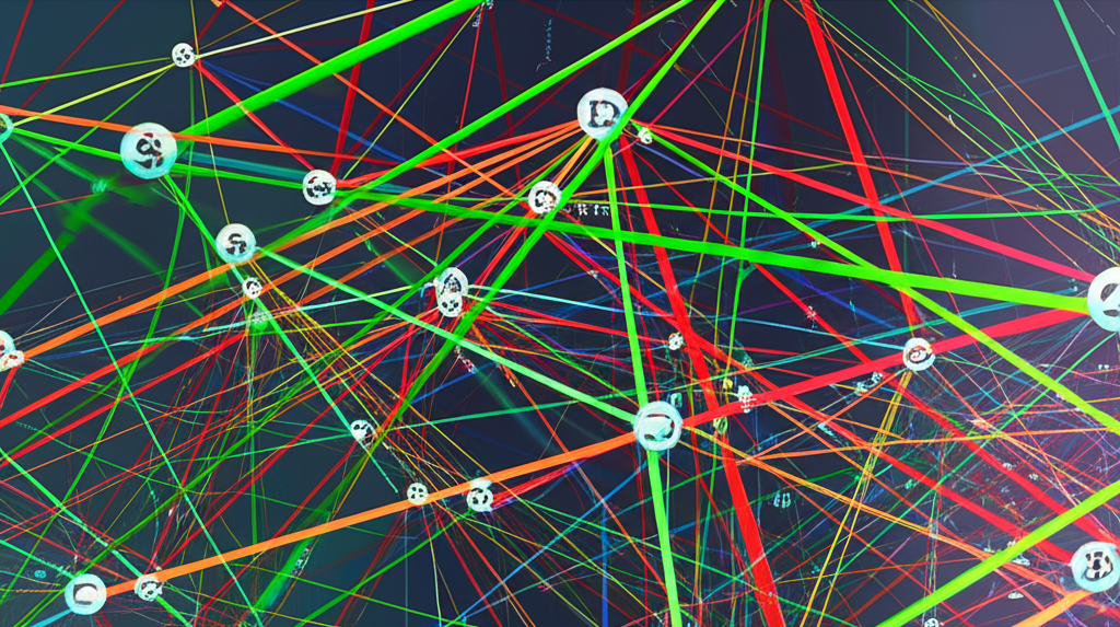digital network illustrating price discrepancies in forex brokers