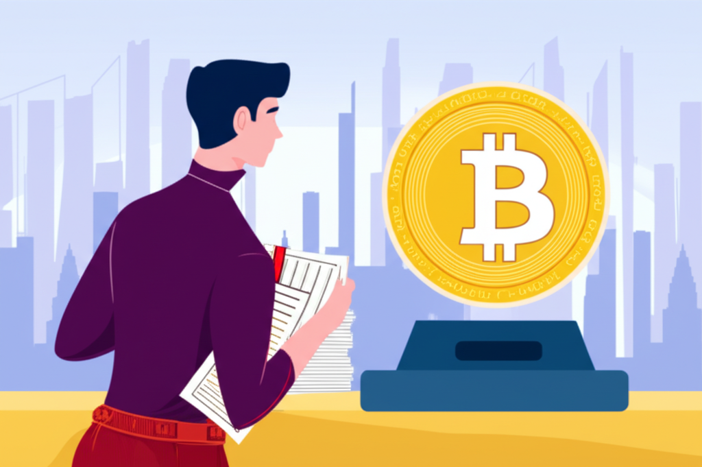 Thai investor contemplating between stocks and cryptocurrency