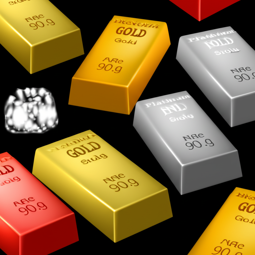 ภาพแสดงคุณสมบัติเด่นของโลหะมีค่าต่างๆ เช่น ความต้านทานการกัดกร่อนและการนำไฟฟ้า