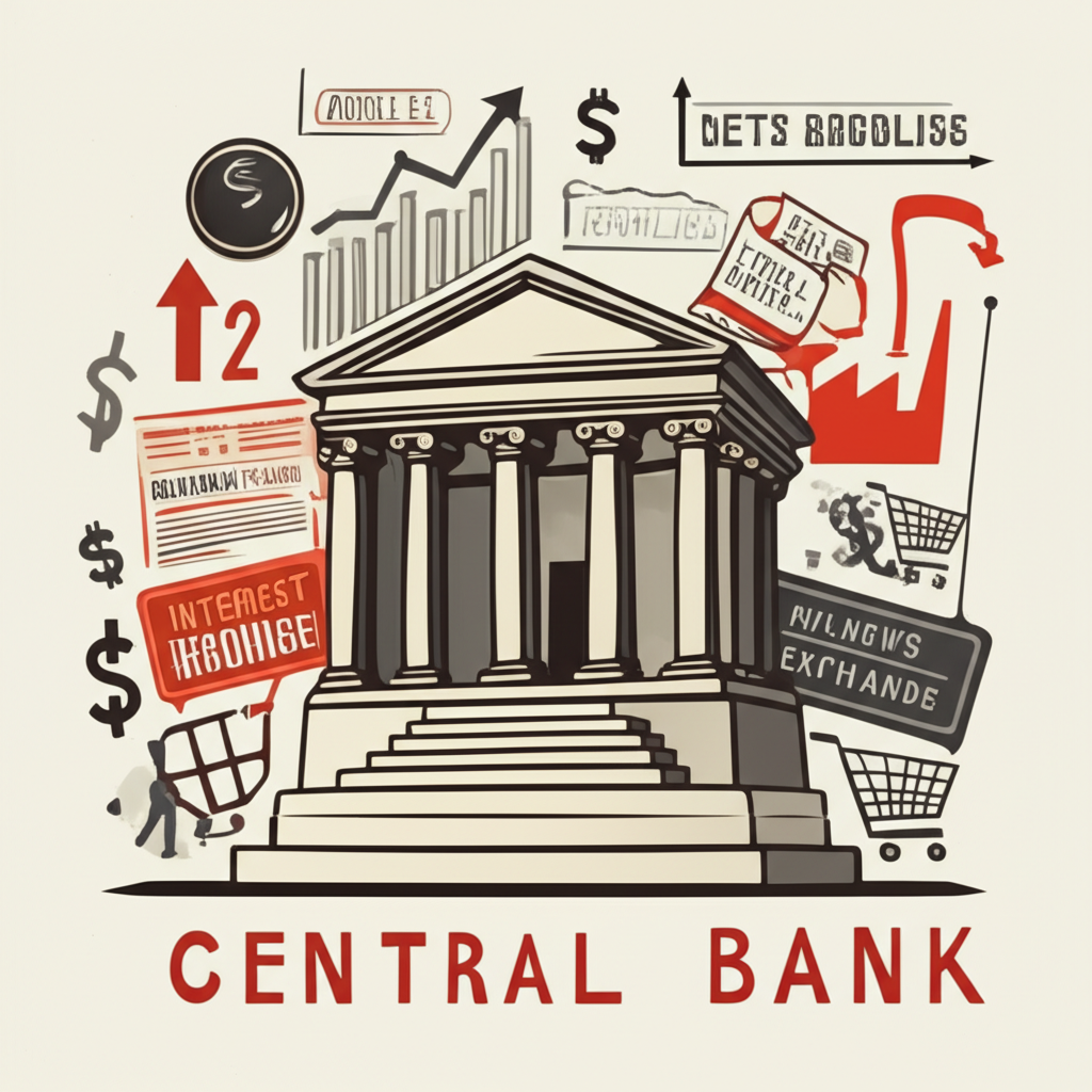 ภาพประกอบปัจจัยเศรษฐกิจโลก ธนาคารกลาง และพาดหัวข่าวที่ส่งผลกระทบต่ออัตราแลกเปลี่ยน