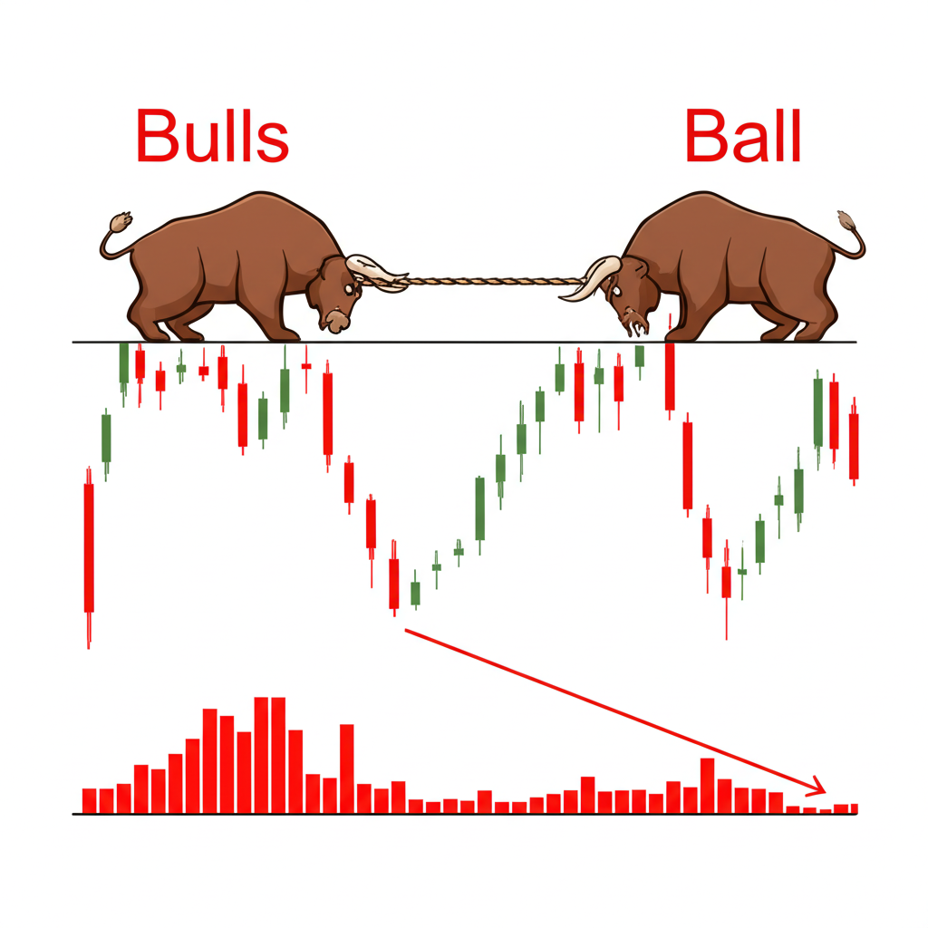 Market psychology in Double Top pattern