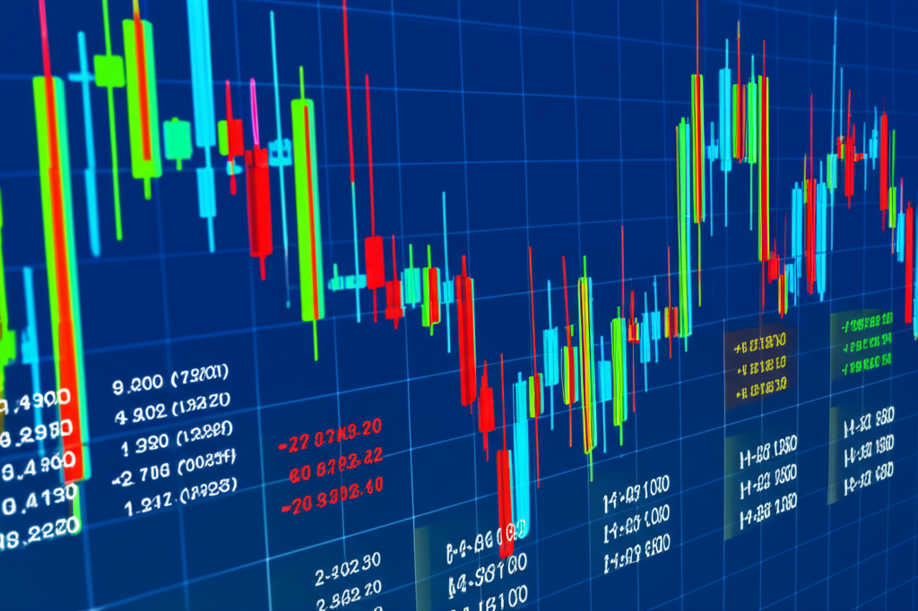 ภาพหน้าจอดิจิทัลแสดงคู่เงิน EURUSD กับตัวเลขที่เน้นหลักทศนิยมตัวที่สี่เพื่อแสดงการเปลี่ยนแปลงของ pip