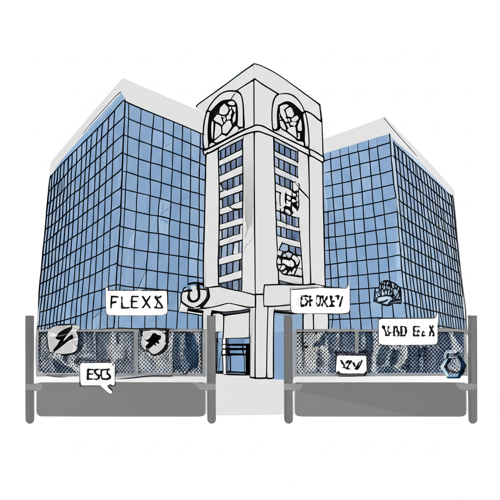 ภาพประกอบตึกสำนักงาน ก.ล.ต. ไทยพร้อมรั้วกั้นโบรกเกอร์ Forex ต่างประเทศที่อยู่นอกขอบเขตอำนาจ