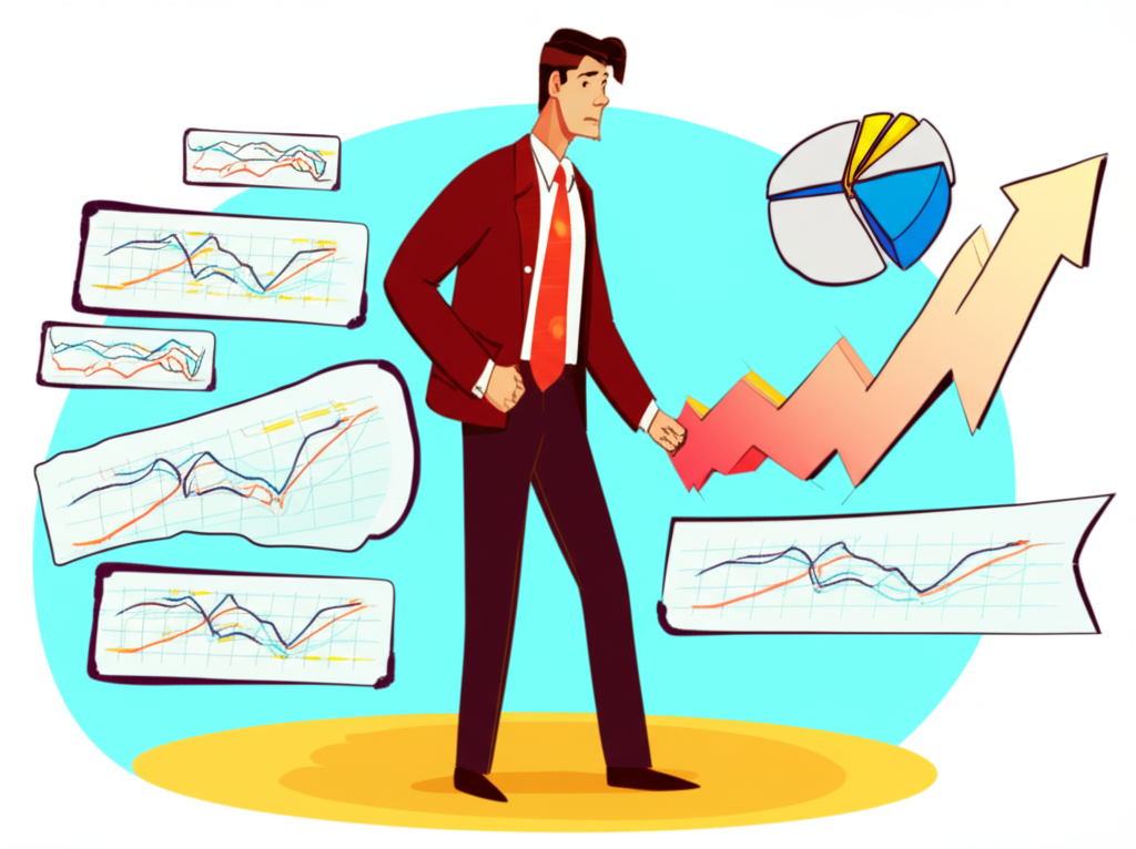 เทรดเดอร์กำลังนำทางตลาดที่ผันผวนด้วยกราฟและโอกาสเสี่ยง