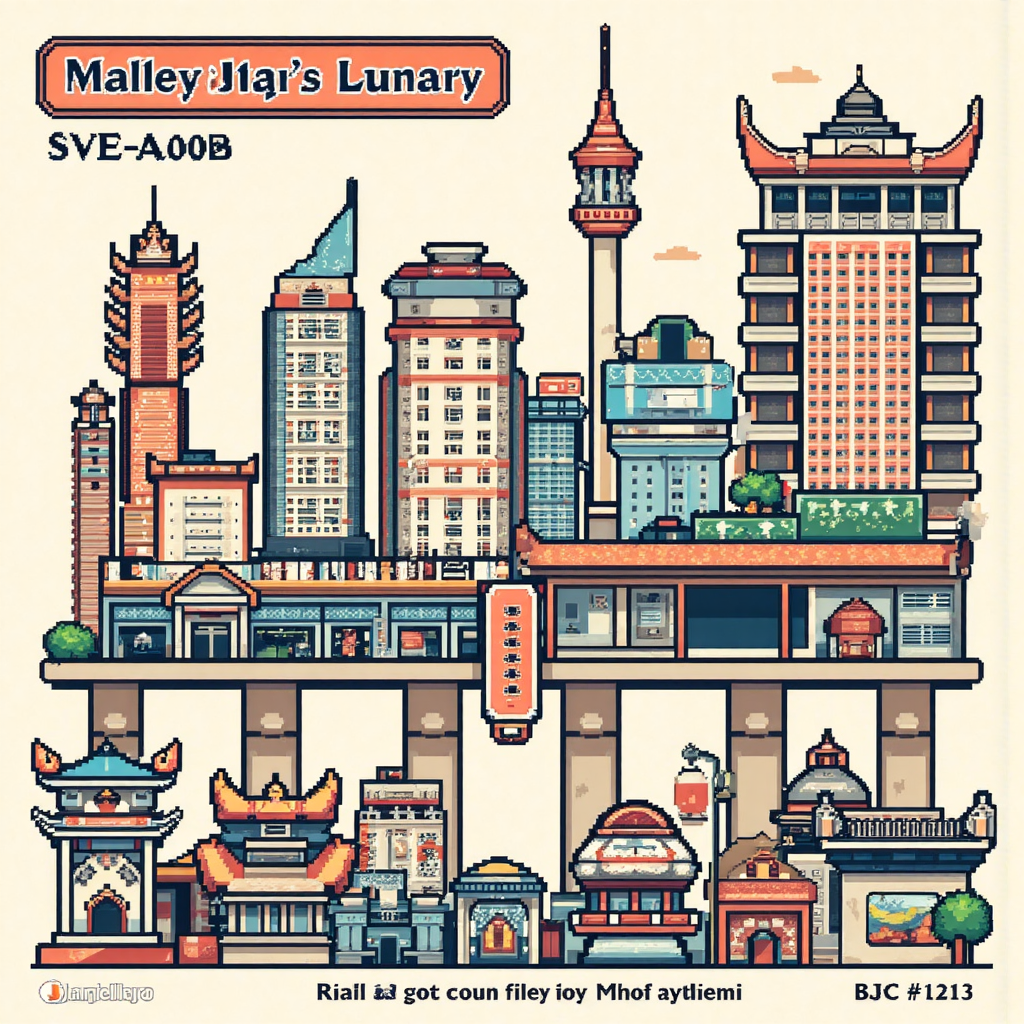 Stylized visualization of economic data impacting currency values with abstract representations of global financial markets and Thai cultural elements